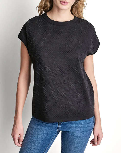 DKNY DJ6T1772 ТЕНИСКА С КЪС РЪКАВ DKNY
