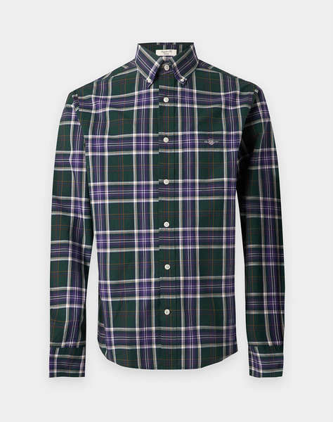 GANT РИЗА С ДЪЛЪГ РЪКАВ REG POPLIN CHECK SHIRT