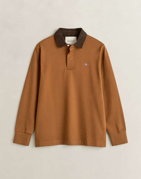GANT БЛУЗА С ДЪЛЪГ РЪКАВ CORD COLLAR RUGGER