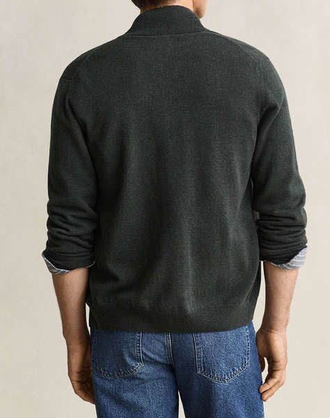 GANT ПЛЕТЕНА ЖИЛЕТКА SUPERFINE LAMBSWOOL ZIP CARDIGAN