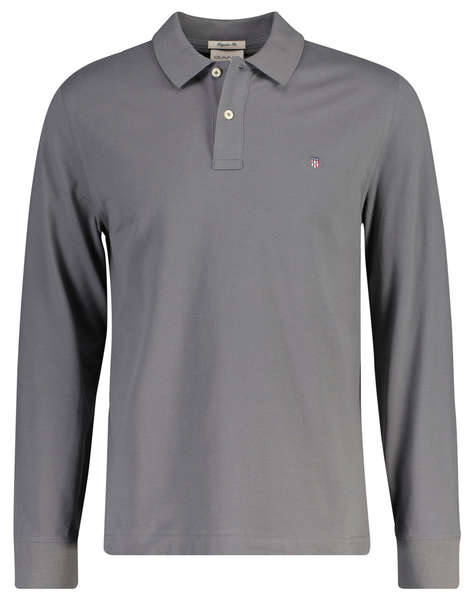 GANT БЛУЗА С ДЪЛГИ РЪКАВИ REG SHIELD LS PIQUE RUGGER