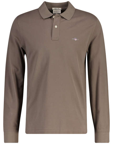GANT БЛУЗА С ДЪЛГИ РЪКАВИ REG SHIELD LS PIQUE RUGGER