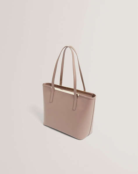TED BAKER HAYLEYZ Saffiano Leather Small Shopper Bag