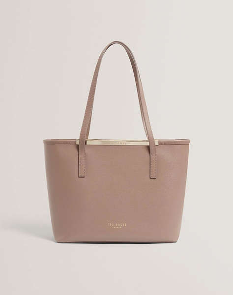 TED BAKER HAYLEYZ Saffiano Leather Small Shopper Bag