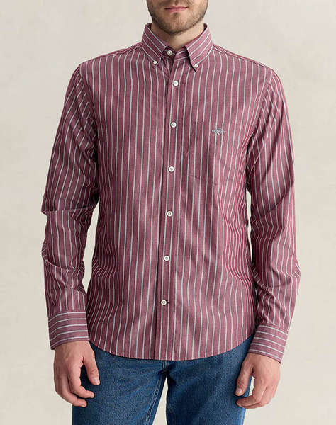 GANT РИЗА С ДЪЛГИ РЪКАВИ REG CLASSIC POPLIN STRIPE SHIRT