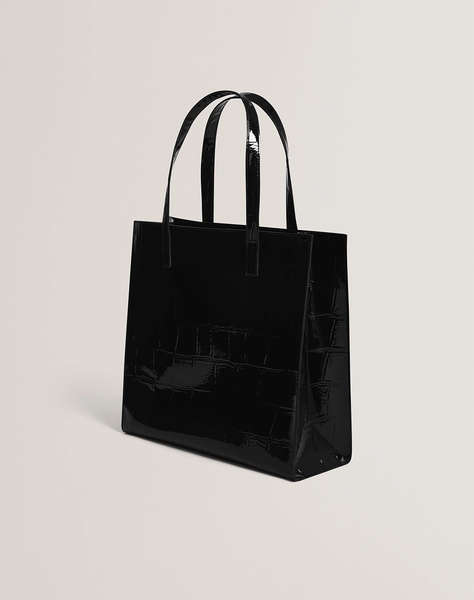 TED BAKER VANNDA Croc Effect Large Icon Bag