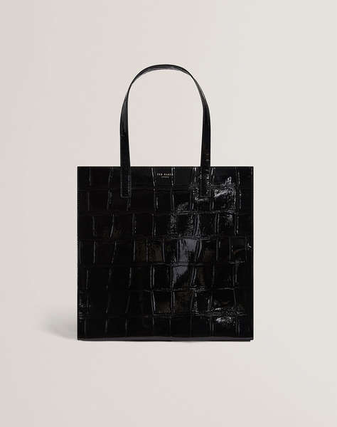 TED BAKER VANNDA Croc Effect Large Icon Bag