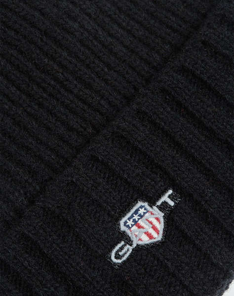 GANT ШАПКА UNISEX. SHIELD WOOL BEANIE