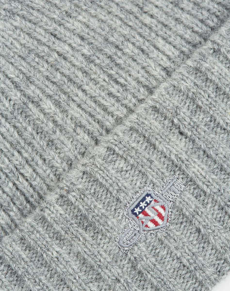 GANT ШАПКА UNISEX. SHIELD WOOL BEANIE