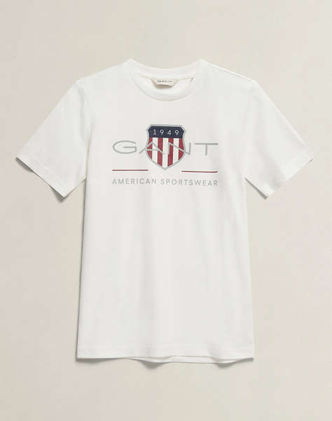 GANT БЛУЗА С КЪСИ РЪКАВИ Archive Shield SS T-Shirt