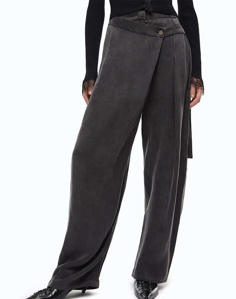PINKO PESCE PANTALONE TWILL MANO PES