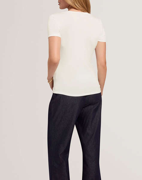 TED BAKER JENELI Floral Printed Fitted Tee