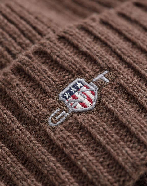 GANT ШАПКА UNISEX. SHIELD WOOL BEANIE