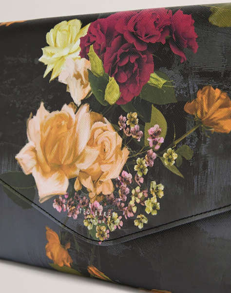 TED BAKER ALIXX Floral Printed Pouch