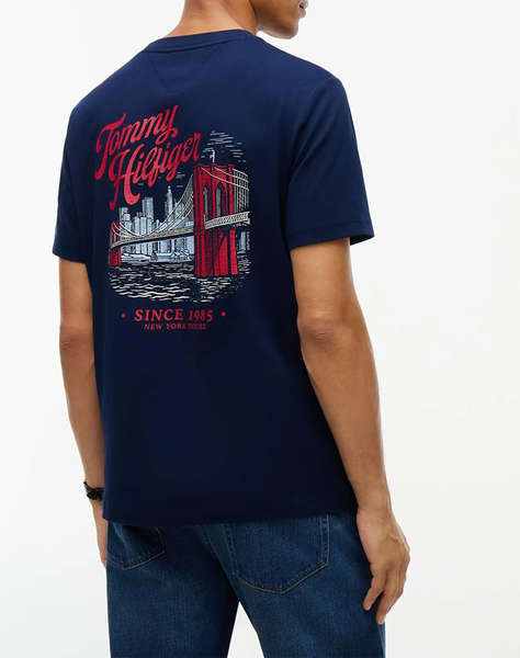 TOMMY HILFIGER IC GRAPHIC BACK PRINT TEE