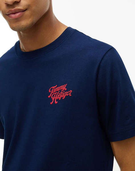 TOMMY HILFIGER IC GRAPHIC BACK PRINT TEE