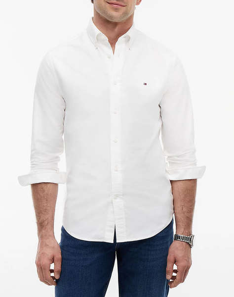 TOMMY HILFIGER SOLID HERITAGE OXFORD RF SHIRT