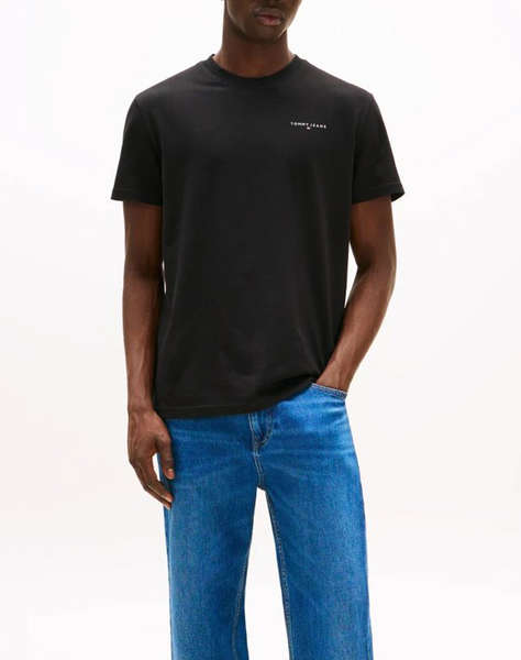 TOMMY JEANS TJM SLIM LINEAR CHEST TEE EXT
