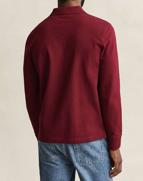 GANT БЛУЗА С ДЪЛГИ РЪКАВИ REG SHIELD LS PIQUE RUGGER
