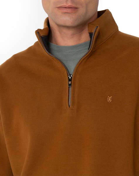 THE BOSTONIANS ПАМУЧЕН СУИТШЪР HALF ZIP REGULAR FIT