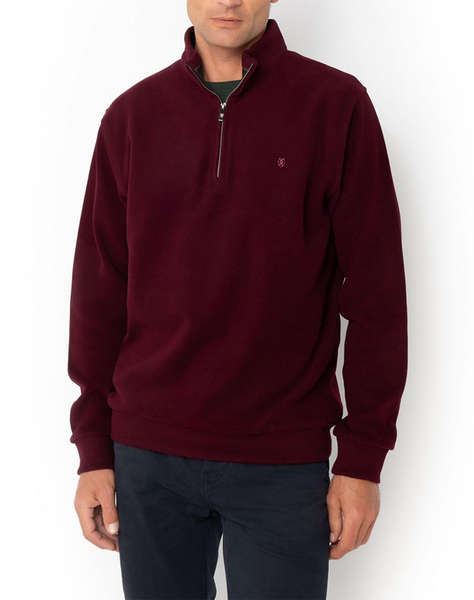 THE BOSTONIANS ПАМУЧЕН СУИТШЪР HALF ZIP REGULAR FIT