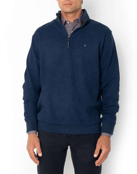 THE BOSTONIANS ПАМУЧЕН СУИТШЪР HALF ZIP REGULAR FIT