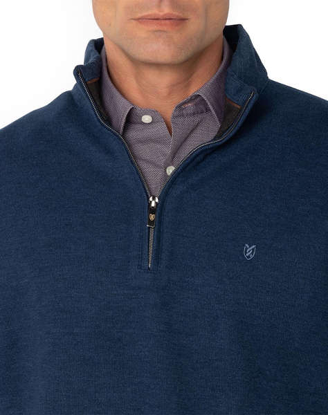 THE BOSTONIANS ПАМУЧЕН СУИТШЪР HALF ZIP REGULAR FIT