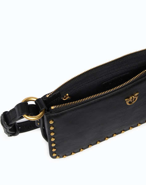 PINKO HALF MOON HORIZONTAL MINI STUD