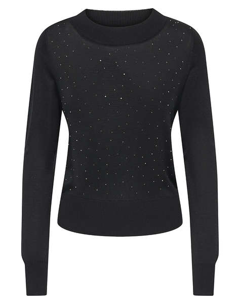 ONLY ONLNEW SOLITA LS STONE O-NECK CS KNT