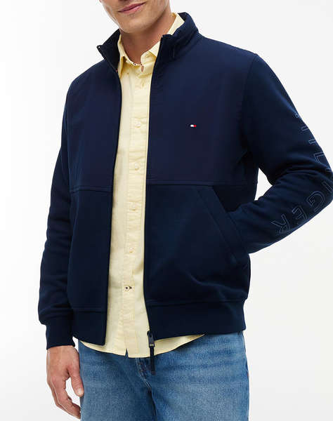 TOMMY HILFIGER PERFORMANCE GRAPHIC ZIP THROUGH
