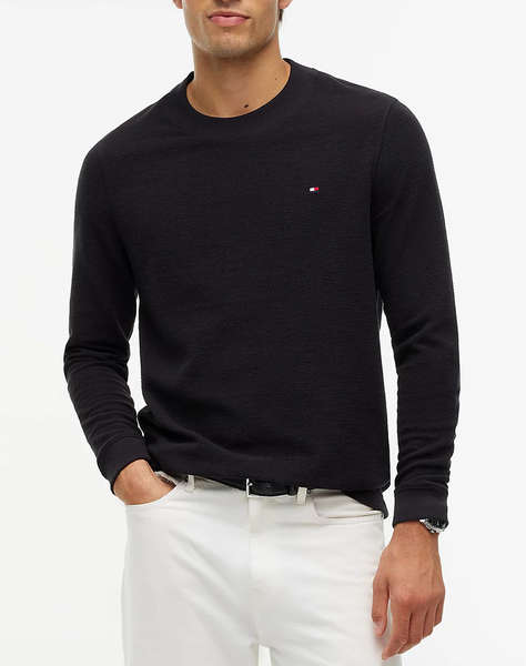 TOMMY HILFIGER TEXTURED LS TEE
