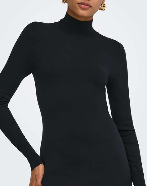 ONLY ONLKATTIE LS HIGHNECK DRESS KNT