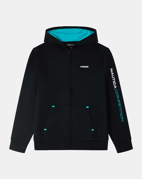 NAUTICA ЖИЛЕТКА СУИТШЪРТ ДЪЛЪГ РЪКАВ Bogata FZ Hoody