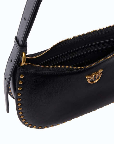 PINKO HALF MOON MINI STUDS VITELLO N