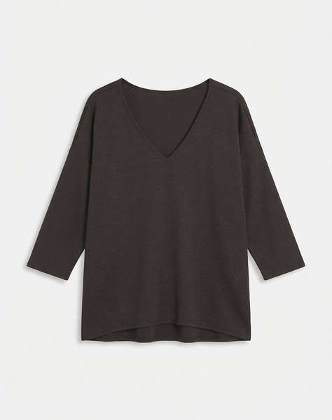 VERO MODA VMKANVA 3/4 V-NECK TOP LX JRS GA