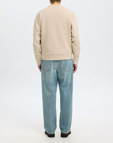 SELECTED SLMRELAXLUKE LS SWEAT CREW NECK NOOS