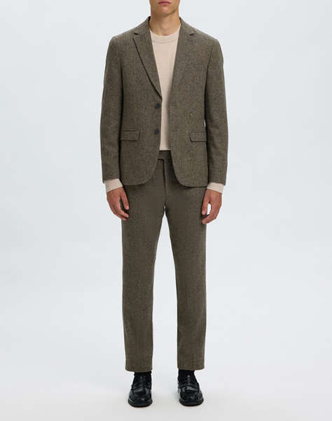 SELECTED SLMSLIM-REED WOOL BLZ NOOS
