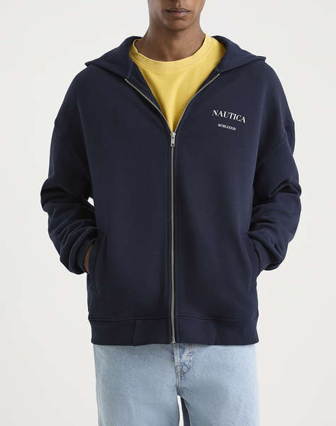 NAUTICA ЖИЛЕТКА СУИТШЪРТ ДЪЛЪГ РЪКАВ Rylo FZ Hoodie