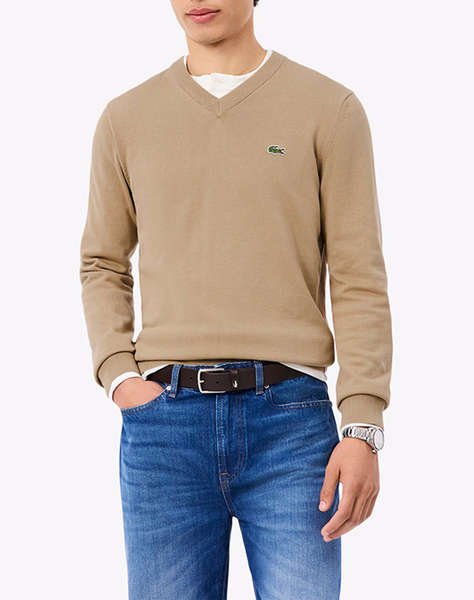 LACOSTE ПУЛОВЕР С ДЪЛЪГ РЪКАВ SWEATER