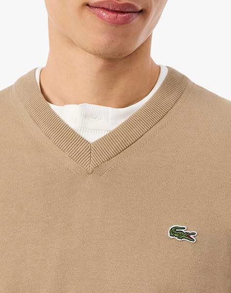 LACOSTE ПУЛОВЕР С ДЪЛЪГ РЪКАВ SWEATER