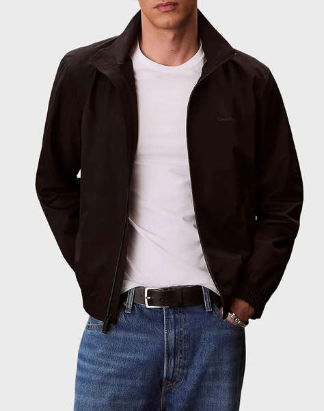 CALVIN KLEIN LS NYLON STAND COLLAR WINDBREAKE