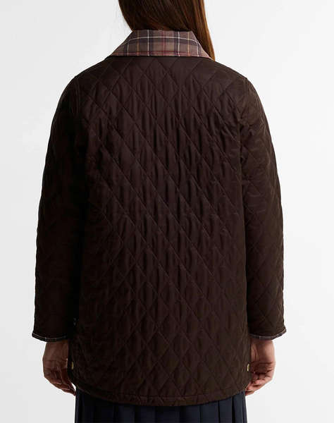 BARBOUR BARBOUR ICONS TARTAN COLLAR MODERN LIDDESDALE QUILTED JACKET