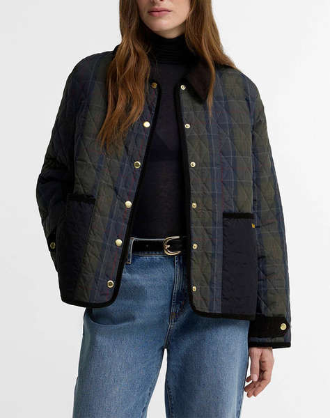 BARBOUR BARBOUR AINSDALE CHECKED QUILTED JACKET