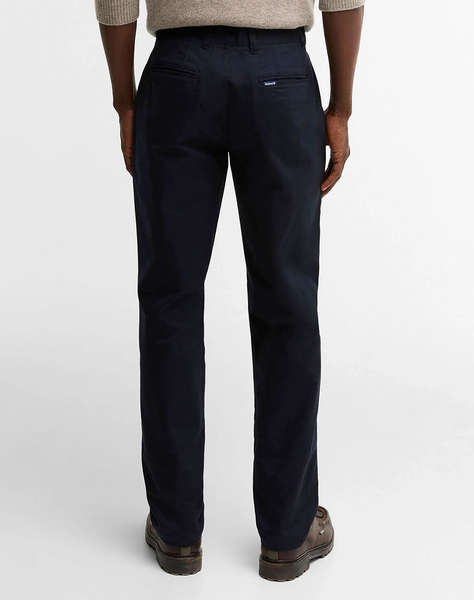 BARBOUR BARBOUR SUEDED SATEEN TAILORED FIT TROUSER