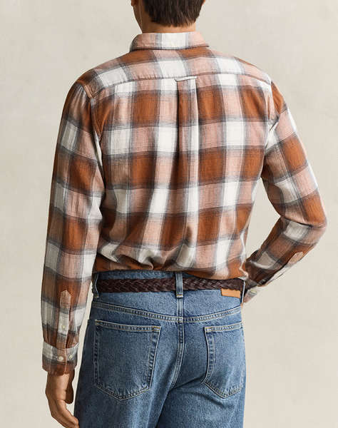 GANT РИЗА ДЪЛЪГ РЪКАВ REG WINDBLOWN FLANNEL CHECK SHIRT