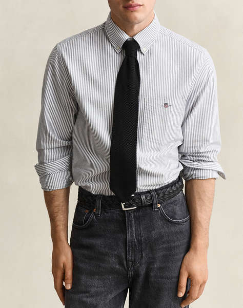 GANT РИЗА ДЪЛЪГ РЪКАВ REG OXFORD BANKER STRIPE SHIRT