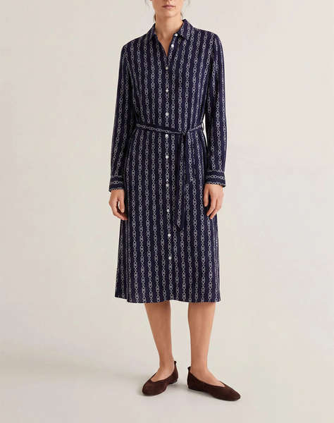 GANT РОКЛЯ PRINTED FLUID LS SHIRT DRESS