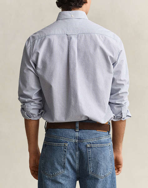 GANT РИЗА ДЪЛЪГ РЪКАВ REG OXFORD BANKER STRIPE SHIRT