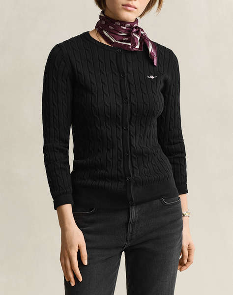 GANT ЖИЛЕТКА ПЛЕТЕНА STRETCH COTTON CABLE CARDIGAN