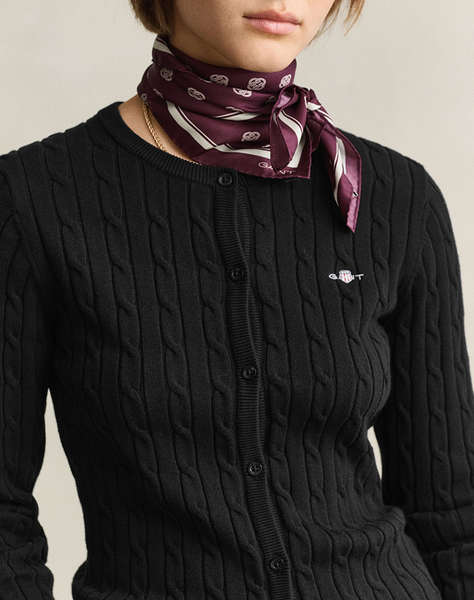 GANT ЖИЛЕТКА ПЛЕТЕНА STRETCH COTTON CABLE CARDIGAN